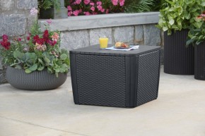 Стол-сундук Лузон Плюс (Luzon Plus Flat Wicker), графит в Воткинске - votkinsk.ok-mebel.com | фото