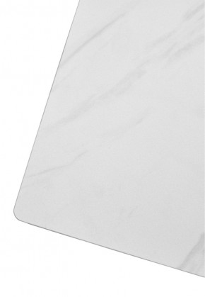 Стол VASTO 180 MARBLES KL-99 Белый мрамор матовый, итальянская керамика/ черный каркас, ®DISAUR в Воткинске - votkinsk.ok-mebel.com | фото 7