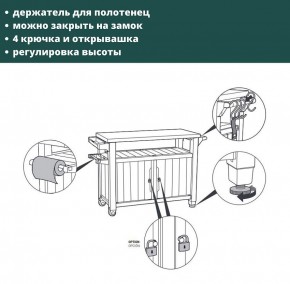 Столик для барбекю 207 Л (Unity XL 207L) в Воткинске - votkinsk.ok-mebel.com | фото 8