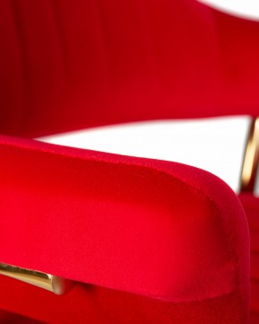 Стул барный DOBRIN CHARLY GOLD, красный велюр (MJ9-45) в Воткинске - votkinsk.ok-mebel.com | фото 8