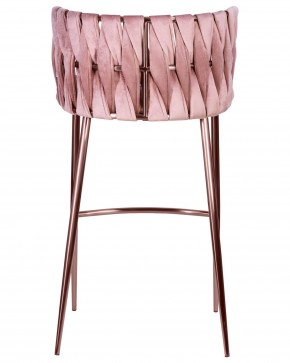 Стул барный DOBRIN EMMA ROSE GOLD, розовый велюр (VF-10) в Воткинске - votkinsk.ok-mebel.com | фото 5
