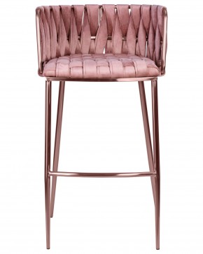 Стул барный DOBRIN EMMA ROSE GOLD, розовый велюр (VF-10) в Воткинске - votkinsk.ok-mebel.com | фото 6