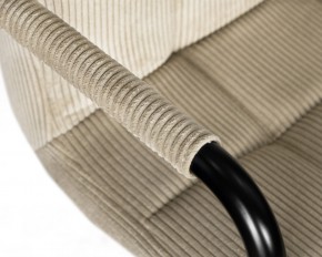 Стул барный DOBRIN KRUGER ARM BLACK, бежевый вельвет (LAR-E2041-04) в Воткинске - votkinsk.ok-mebel.com | фото 10