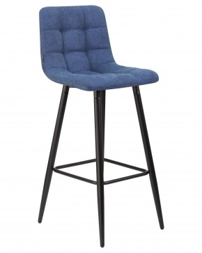 Стул барный DOBRIN NICOLE, черные матовые ножки, синяя ткань (UF860-14B) в Воткинске - votkinsk.ok-mebel.com | фото 2