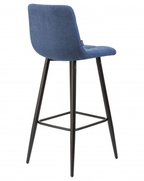 Стул барный DOBRIN NICOLE, черные матовые ножки, синяя ткань (UF860-14B) в Воткинске - votkinsk.ok-mebel.com | фото 4