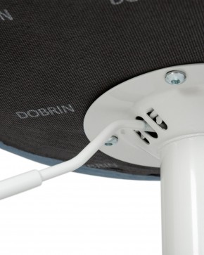 Стул барный DOBRIN TAILOR WHITE, пудрово-голубой велюр (MJ9-74) в Воткинске - votkinsk.ok-mebel.com | фото 7