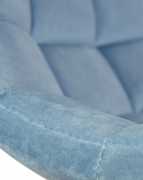 Стул барный DOBRIN TAILOR WHITE, пудрово-голубой велюр (MJ9-74) в Воткинске - votkinsk.ok-mebel.com | фото 8