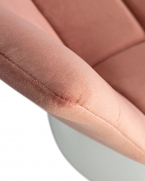 Стул барный DOBRIN TAILOR WHITE, пудрово-розовый велюр (MJ9-32) в Воткинске - votkinsk.ok-mebel.com | фото 7