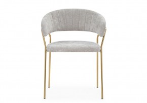 Стул на металлокаркасе Kamelia 1 light gray fabric / gold в Воткинске - votkinsk.ok-mebel.com | фото 3