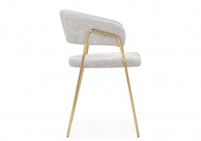 Стул на металлокаркасе Kamelia 1 light gray fabric / gold в Воткинске - votkinsk.ok-mebel.com | фото 4