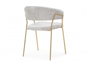 Стул на металлокаркасе Kamelia 1 light gray fabric / gold в Воткинске - votkinsk.ok-mebel.com | фото 5