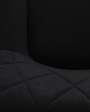 Стул обеденный DOBRIN ROBY, ЭМАЛЬ ЧЕРНЫЙ МУАР велюр Catania Black в Воткинске - votkinsk.ok-mebel.com | фото 3