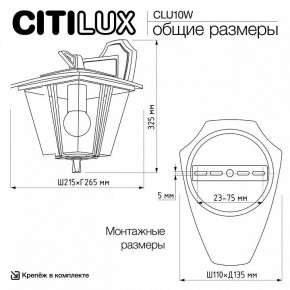 Светильник на штанге Citilux FORTS CLU10W в Воткинске - votkinsk.ok-mebel.com | фото 9