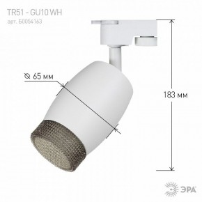 Светильник на штанге Эра  TR51 - GU10 WH в Воткинске - votkinsk.ok-mebel.com | фото 4