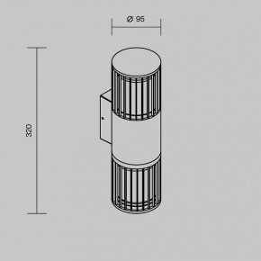 Светильник на штанге Maytoni Alura O492WL-02GF в Воткинске - votkinsk.ok-mebel.com | фото 5