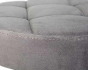 Табурет барный DOBRIN BRUNO BLACK, серый велюр (MJ9-75) в Воткинске - votkinsk.ok-mebel.com | фото 4