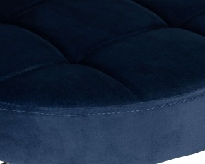 Табурет барный DOBRIN BRUNO BLACK, синий велюр (MJ9-117) в Воткинске - votkinsk.ok-mebel.com | фото 4