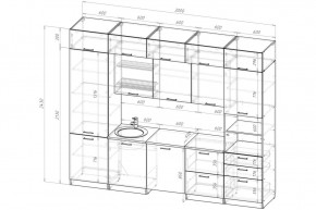 ТЕРЦИЯ Кухонный гарнитур Экстра 5 (3000 мм) в Воткинске - votkinsk.ok-mebel.com | фото 2