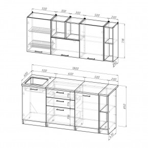 ТОМИЛЛА Кухонный гарнитур Макси 4 (1800 мм ) в Воткинске - votkinsk.ok-mebel.com | фото 2