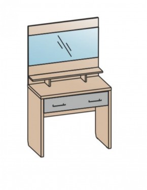 Туалетный столик ЛУНА (ТС-1202 фасад-комбинированный) Венге/жемчуг в Воткинске - votkinsk.ok-mebel.com | фото