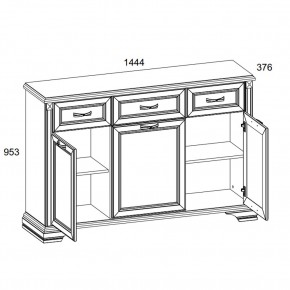 Тумба 3D3S, MONAKO, цвет Сосна винтаж/дуб анкона в Воткинске - votkinsk.ok-mebel.com | фото 2