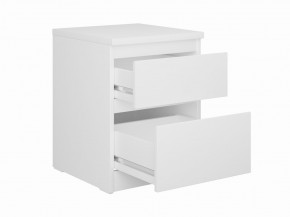 Тумба КАСТОР малая с двумя ящиками, цвет белый в Воткинске - votkinsk.ok-mebel.com | фото 2