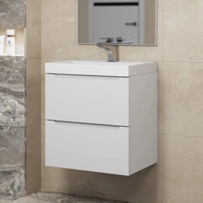 Тумба под раковину Uperwood Tanos 50 см, подвесная, белая матовая в Воткинске - votkinsk.ok-mebel.com | фото