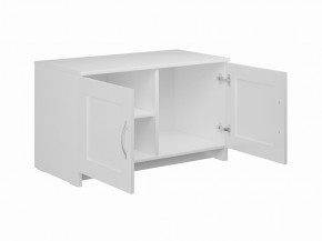 Тумба СИРИУС двухдверная низкая, цвет белый в Воткинске - votkinsk.ok-mebel.com | фото 2