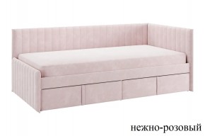 ТВИКС Кровать (тахта) с ящиками 900 (нежно-розовый) в Воткинске - votkinsk.ok-mebel.com | фото
