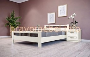 ВЕРОНИКА-3 Кровать из массива 900 (Слоновая кость) в Воткинске - votkinsk.ok-mebel.com | фото
