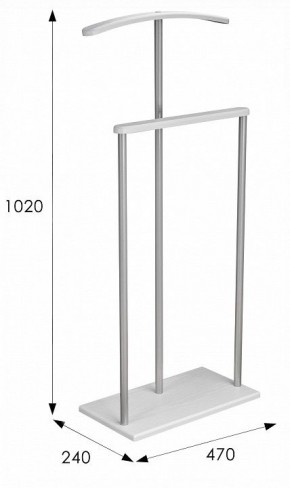 Вешалка для костюма Дэви 1 в Воткинске - votkinsk.ok-mebel.com | фото 6