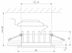 Встраиваемый светильник Elektrostandard Combi a069004 в Воткинске - votkinsk.ok-mebel.com | фото 5