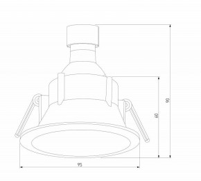 Встраиваемый светильник Elektrostandard Side 25059/01 в Воткинске - votkinsk.ok-mebel.com | фото 6