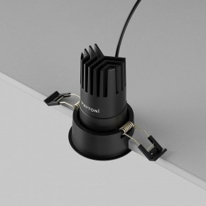 Встраиваемый светильник Maytoni Dip DL116-10W-2.7K-B в Воткинске - votkinsk.ok-mebel.com | фото 6