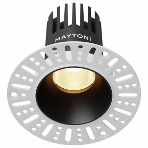 Встраиваемый светильник Maytoni Dip DL119-10W-2.7K-TRS-B в Воткинске - votkinsk.ok-mebel.com | фото