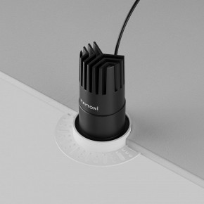 Встраиваемый светильник Maytoni Dip DL120-10W-2.7K-TRS-B в Воткинске - votkinsk.ok-mebel.com | фото 6