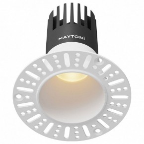 Встраиваемый светильник Maytoni Dip DL120-10W-2.7K-TRS-W в Воткинске - votkinsk.ok-mebel.com | фото