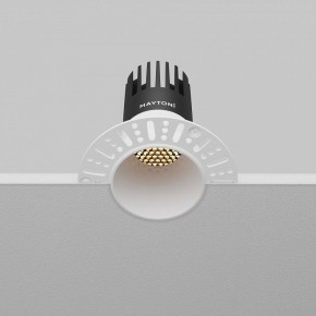 Встраиваемый светильник Maytoni Dip DL120-10W-2.7K-TRS-W в Воткинске - votkinsk.ok-mebel.com | фото 8