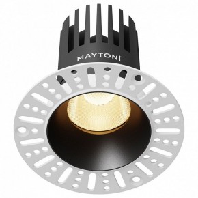 Встраиваемый светильник Maytoni Dip DL121-15W-2.7K-TRS-B в Воткинске - votkinsk.ok-mebel.com | фото