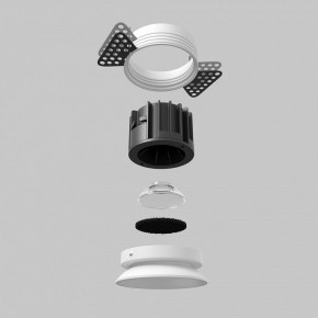 Встраиваемый светильник Maytoni Round DL058-12W2.7K-TRS-W в Воткинске - votkinsk.ok-mebel.com | фото 5
